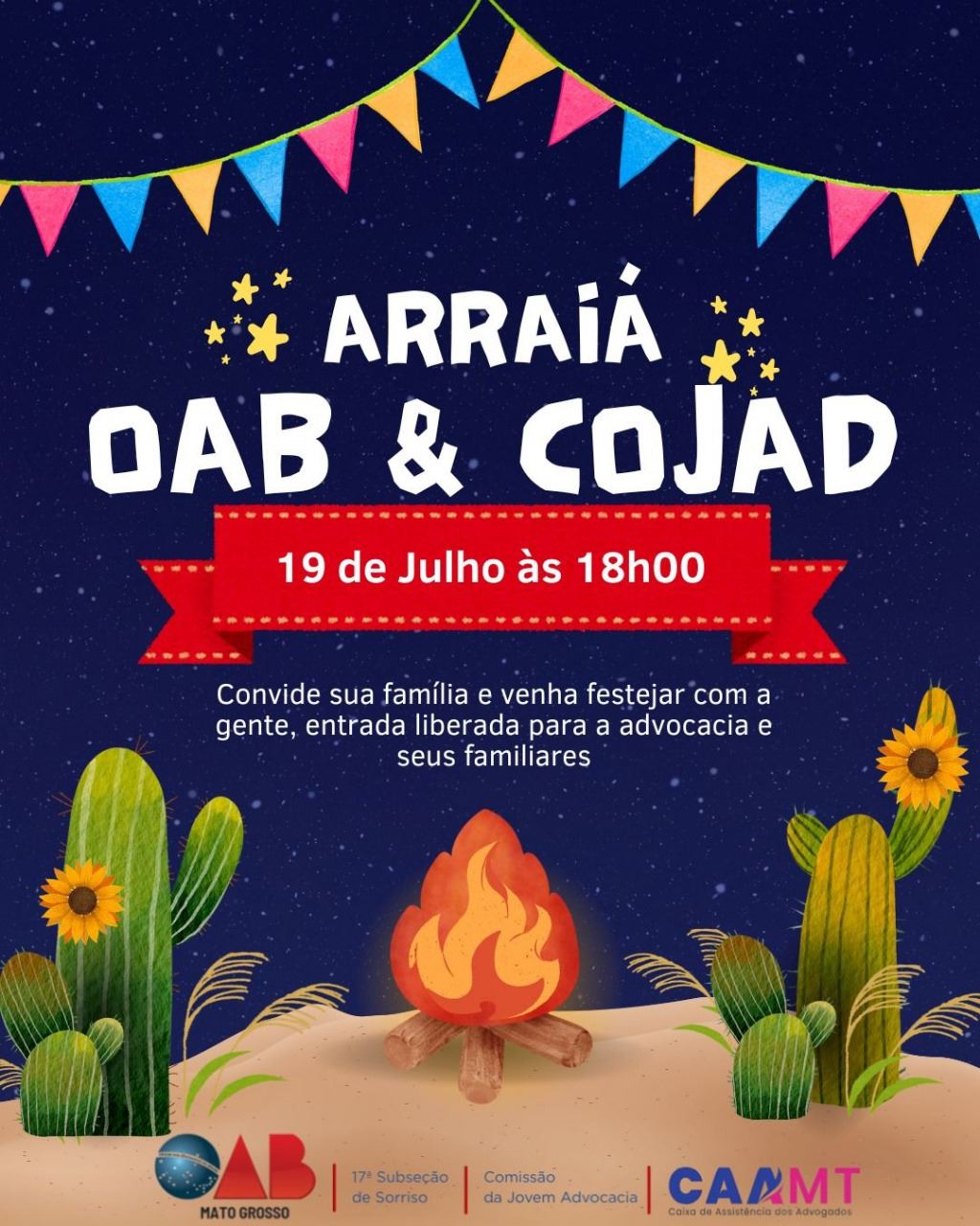 Festa Junina será pela 1ª vez gratuita e irá garantir Cojad em conferência nacional | Notícia