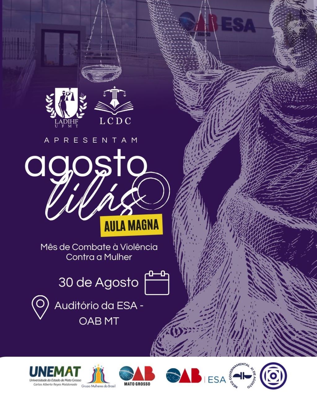 Acadêmicos promovem palestras e debates com apoio da OAB-MT | Notícia