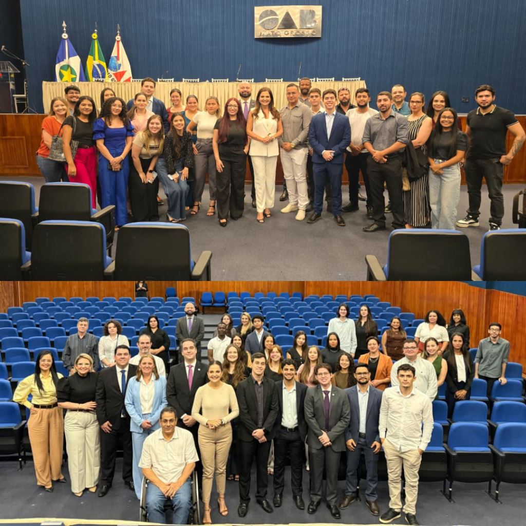 Gisela Cardoso recebe acadêmicos de Direito na OAB-MT e preconiza determinação, trabalho e ética | Notícia