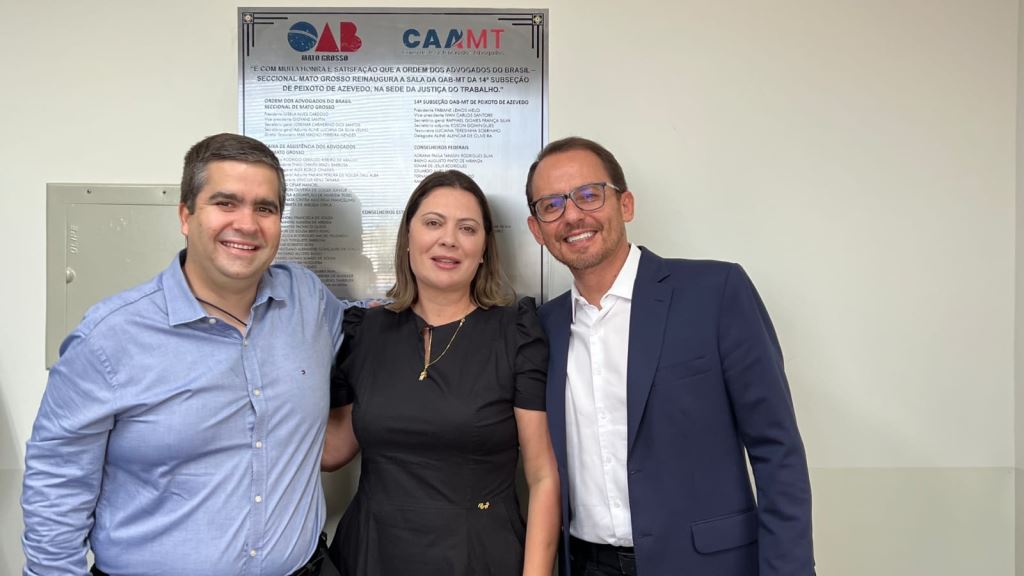 OAB-MT e 14ª Subseção reinauguram sala da advocacia na Vara do Trabalho | Notícia