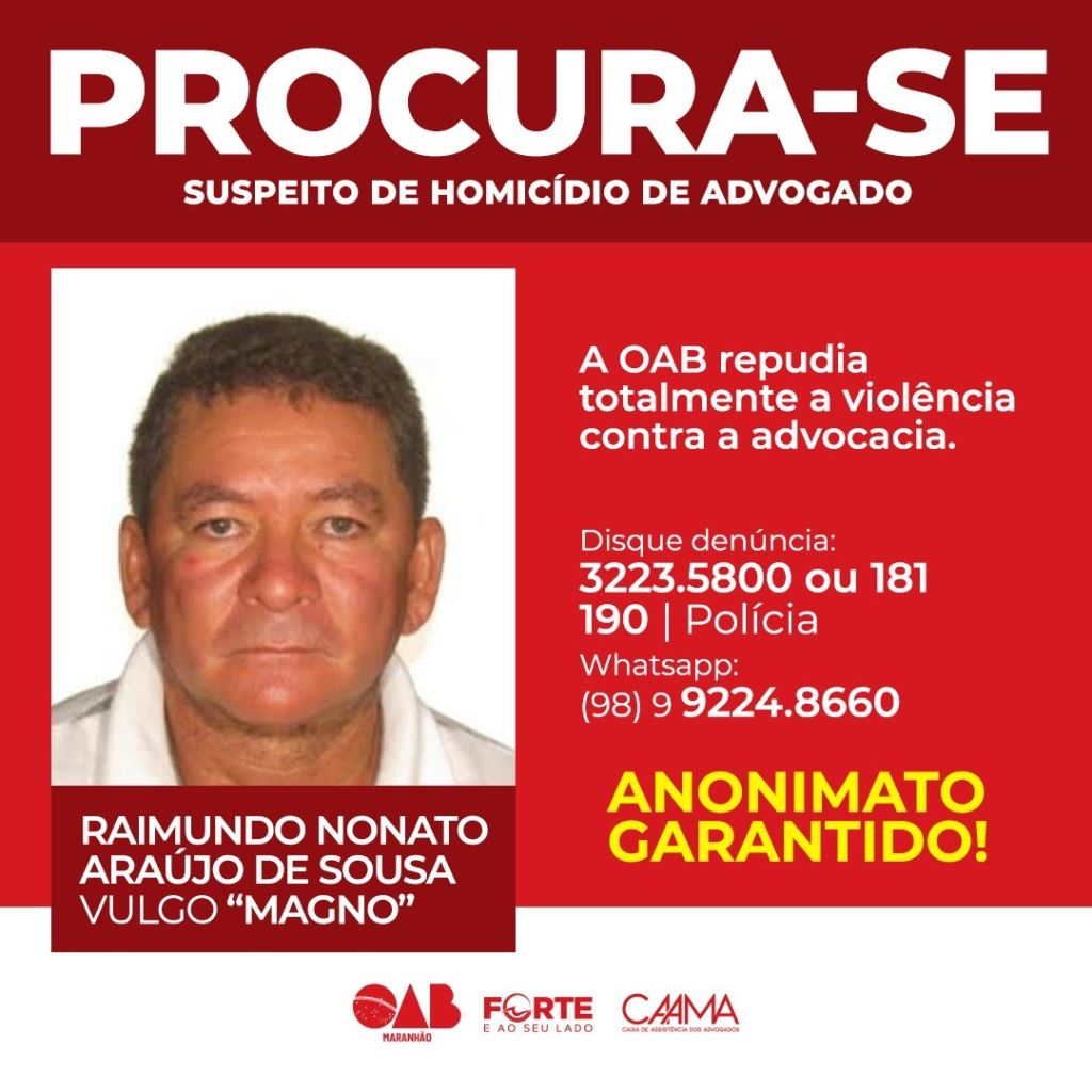 OAB-MT divulga imagem de suposto mandante do assassinato de advogado | Notícia